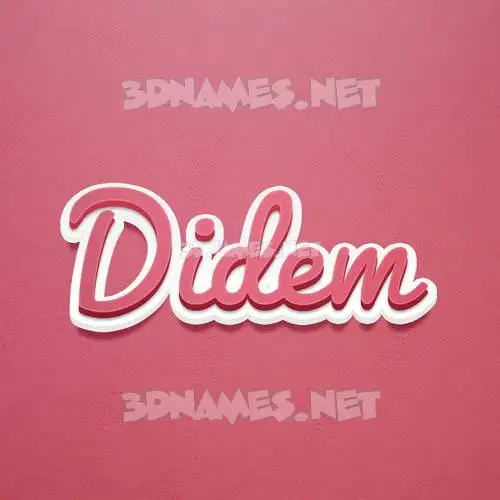 didem in Red Scribble style - 3D name wallpaper didem in Red Scribble style - 3D name wallpaper
