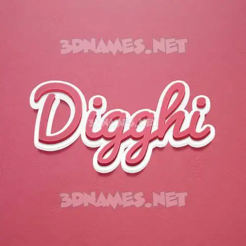 digghi in Red Scribble style - 3D name wallpaper digghi in Red Scribble style - 3D name wallpaper