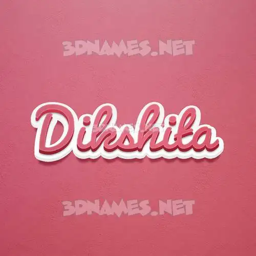 dikshita in Red Scribble style - 3D name wallpaper dikshita in Red Scribble style - 3D name wallpaper