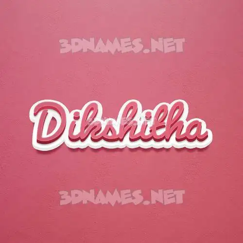 dikshitha in Red Scribble style - 3D name wallpaper dikshitha in Red Scribble style - 3D name wallpaper