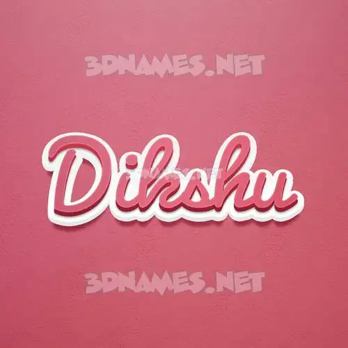 dikshu in Red Scribble style - 3D name wallpaper dikshu in Red Scribble style - 3D name wallpaper