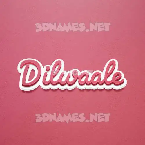 dilwaale in Red Scribble style - 3D name wallpaper dilwaale in Red Scribble style - 3D name wallpaper
