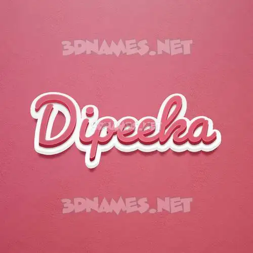 dipeeka in Red Scribble style - 3D name wallpaper dipeeka in Red Scribble style - 3D name wallpaper
