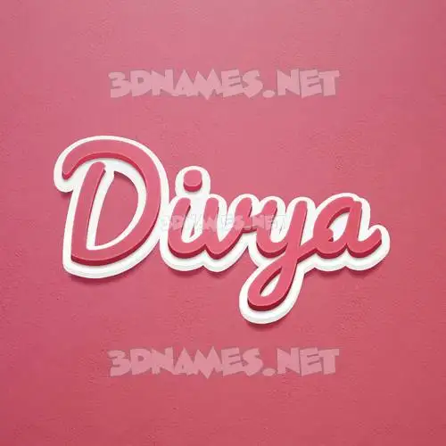 divya in Red Scribble style - 3D name wallpaper divya in Red Scribble style - 3D name wallpaper