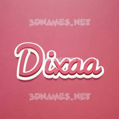 dixaa in Red Scribble style - 3D name wallpaper dixaa in Red Scribble style - 3D name wallpaper