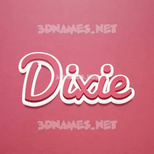 dixie in Red Scribble style - 3D name wallpaper dixie in Red Scribble style - 3D name wallpaper