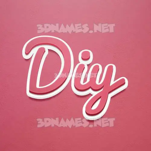 diy in Red Scribble style - 3D name wallpaper diy in Red Scribble style - 3D name wallpaper
