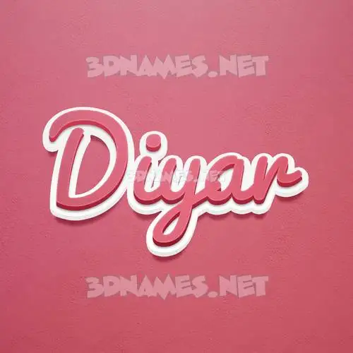 diyar in Red Scribble style - 3D name wallpaper diyar in Red Scribble style - 3D name wallpaper