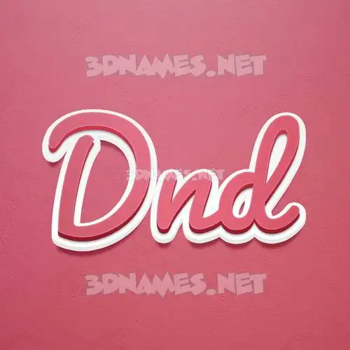 dnd in Red Scribble style - 3D name wallpaper dnd in Red Scribble style - 3D name wallpaper