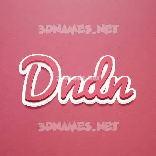 dndn in Red Scribble style - 3D name wallpaper dndn in Red Scribble style - 3D name wallpaper