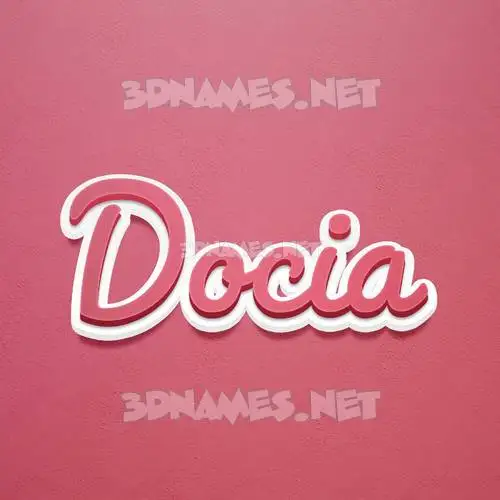 docia in Red Scribble style - 3D name wallpaper docia in Red Scribble style - 3D name wallpaper