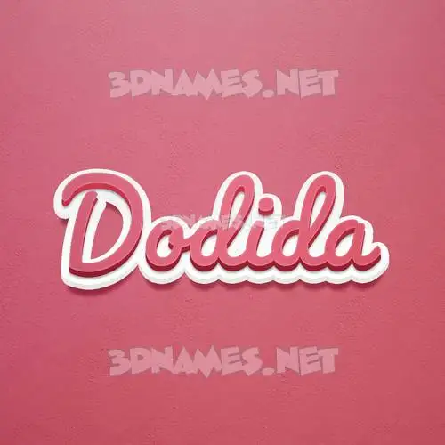 dodida in Red Scribble style - 3D name wallpaper dodida in Red Scribble style - 3D name wallpaper