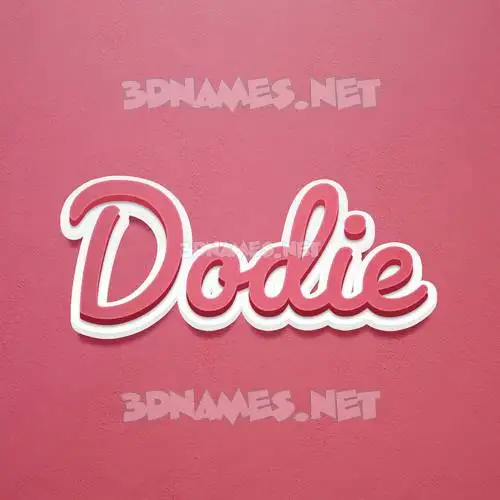 dodie in Red Scribble style - 3D name wallpaper dodie in Red Scribble style - 3D name wallpaper