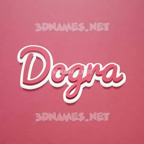 dogra in Red Scribble style - 3D name wallpaper dogra in Red Scribble style - 3D name wallpaper