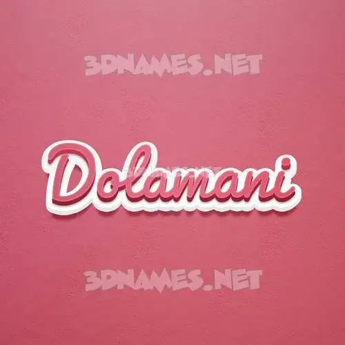 dolamani in Red Scribble style - 3D name wallpaper dolamani in Red Scribble style - 3D name wallpaper