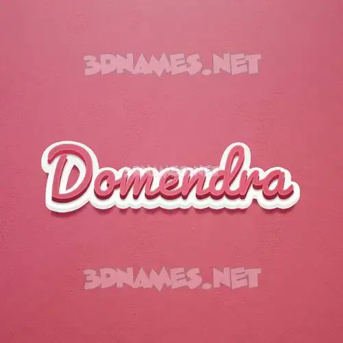 domendra in Red Scribble style - 3D name wallpaper domendra in Red Scribble style - 3D name wallpaper