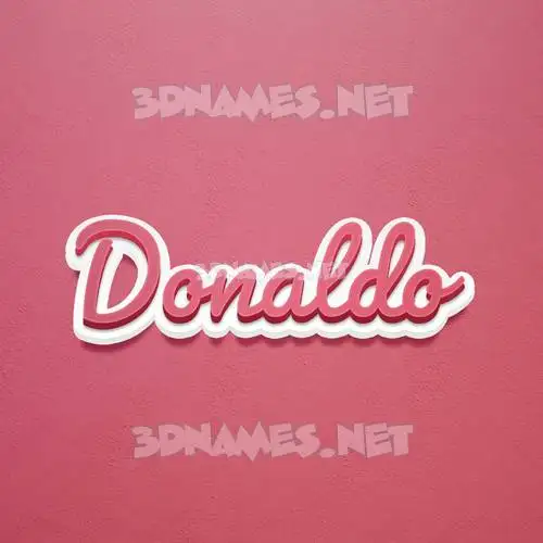 donaldo in Red Scribble style - 3D name wallpaper donaldo in Red Scribble style - 3D name wallpaper