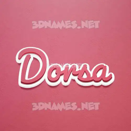 dorsa in Red Scribble style - 3D name wallpaper dorsa in Red Scribble style - 3D name wallpaper