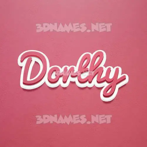 dorthy in Red Scribble style - 3D name wallpaper dorthy in Red Scribble style - 3D name wallpaper