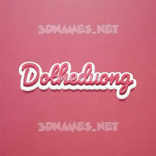 dotheduong in Red Scribble style - 3D name wallpaper dotheduong in Red Scribble style - 3D name wallpaper