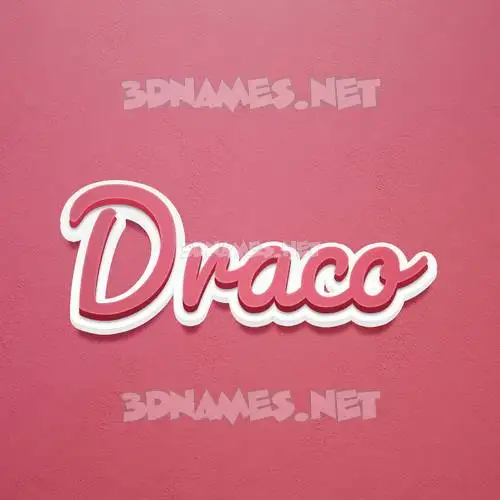 draco in Red Scribble style - 3D name wallpaper draco in Red Scribble style - 3D name wallpaper