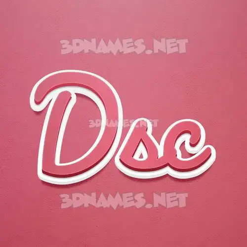 dsc in Red Scribble style - 3D name wallpaper dsc in Red Scribble style - 3D name wallpaper