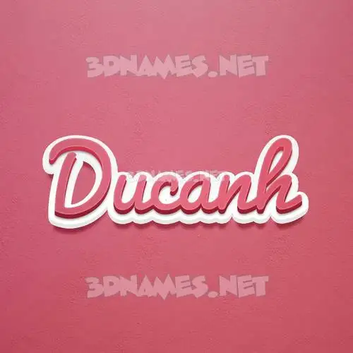 ducanh in Red Scribble style - 3D name wallpaper ducanh in Red Scribble style - 3D name wallpaper