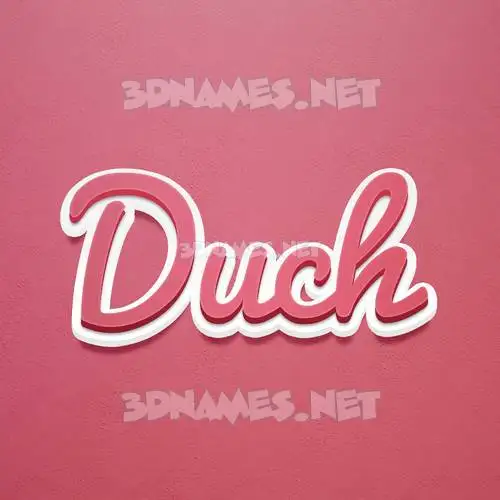 duch in Red Scribble style - 3D name wallpaper duch in Red Scribble style - 3D name wallpaper