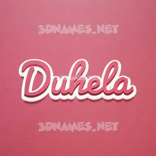 duhela in Red Scribble style - 3D name wallpaper duhela in Red Scribble style - 3D name wallpaper