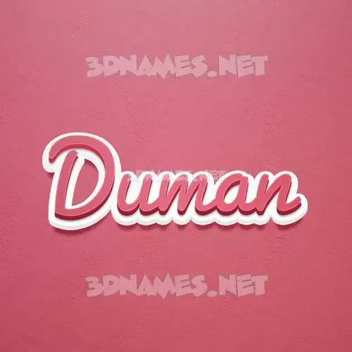 duman in Red Scribble style - 3D name wallpaper duman in Red Scribble style - 3D name wallpaper