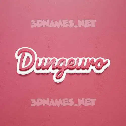 dungeuro in Red Scribble style - 3D name wallpaper dungeuro in Red Scribble style - 3D name wallpaper