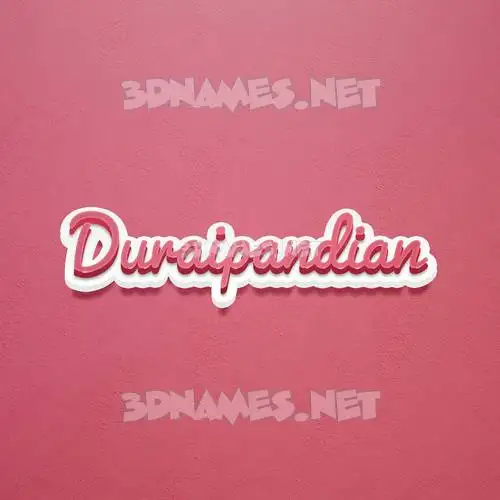 duraipandian in Red Scribble style - 3D name wallpaper duraipandian in Red Scribble style - 3D name wallpaper