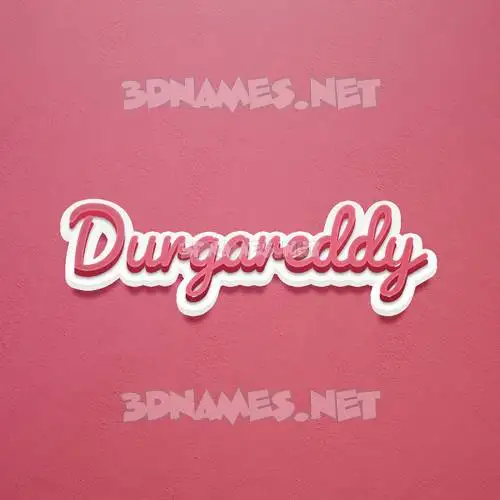 durgareddy in Red Scribble style - 3D name wallpaper durgareddy in Red Scribble style - 3D name wallpaper