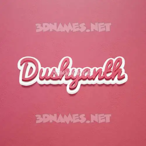 dushyanth in Red Scribble style - 3D name wallpaper dushyanth in Red Scribble style - 3D name wallpaper