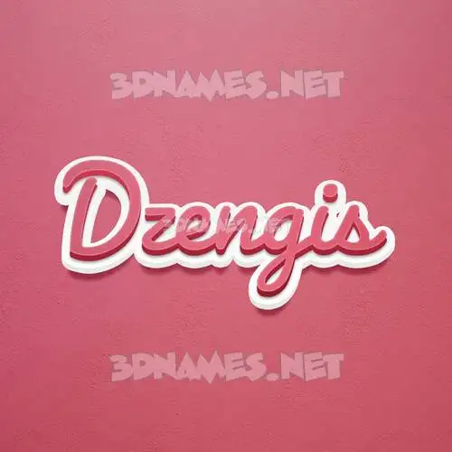 dzengis in Red Scribble style - 3D name wallpaper dzengis in Red Scribble style - 3D name wallpaper