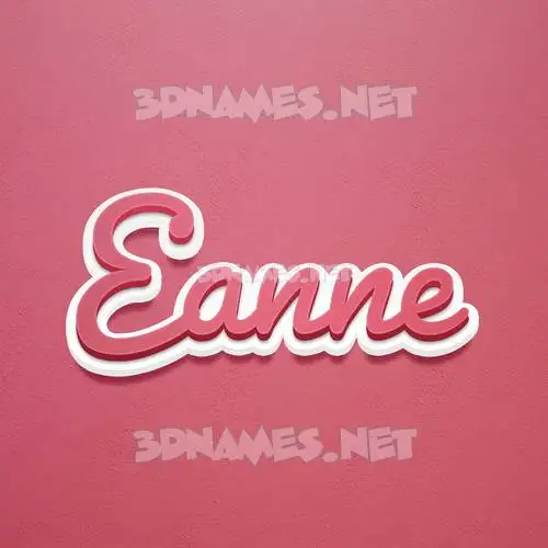 eanne in Red Scribble style - 3D name wallpaper eanne in Red Scribble style - 3D name wallpaper