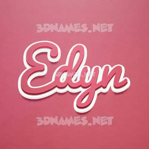 edyn in Red Scribble style - 3D name wallpaper edyn in Red Scribble style - 3D name wallpaper