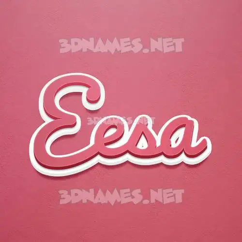 eesa in Red Scribble style - 3D name wallpaper eesa in Red Scribble style - 3D name wallpaper
