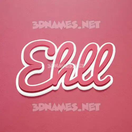 ehll in Red Scribble style - 3D name wallpaper ehll in Red Scribble style - 3D name wallpaper