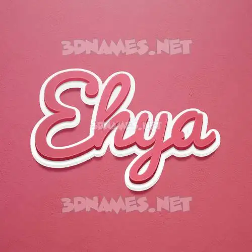 ehya in Red Scribble style - 3D name wallpaper ehya in Red Scribble style - 3D name wallpaper