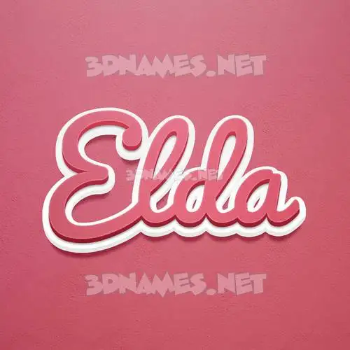 elda in Red Scribble style - 3D name wallpaper elda in Red Scribble style - 3D name wallpaper