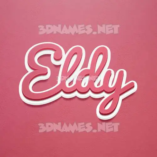 eldy in Red Scribble style - 3D name wallpaper eldy in Red Scribble style - 3D name wallpaper