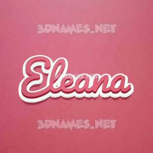 eleana in Red Scribble style - 3D name wallpaper eleana in Red Scribble style - 3D name wallpaper