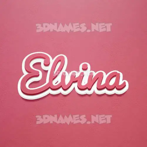 elvina in Red Scribble style - 3D name wallpaper elvina in Red Scribble style - 3D name wallpaper