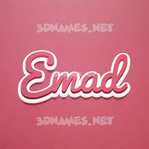 emad in Red Scribble style - 3D name wallpaper emad in Red Scribble style - 3D name wallpaper