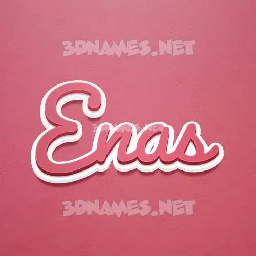 enas in Red Scribble style - 3D name wallpaper enas in Red Scribble style - 3D name wallpaper
