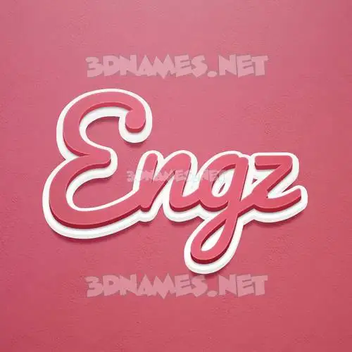 engz in Red Scribble style - 3D name wallpaper engz in Red Scribble style - 3D name wallpaper