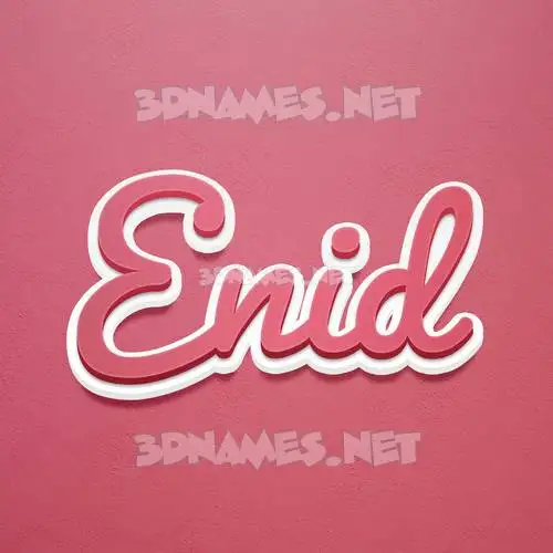 enid in Red Scribble style - 3D name wallpaper enid in Red Scribble style - 3D name wallpaper