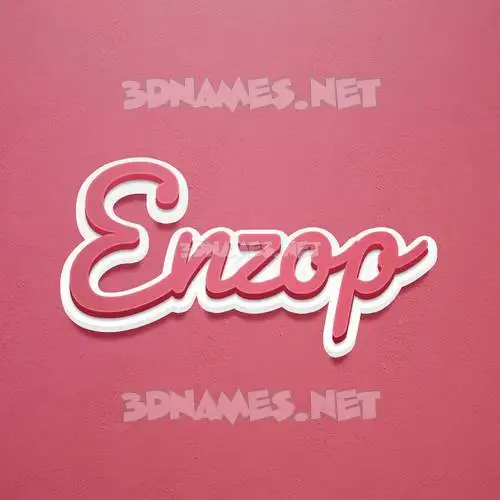 enzop in Red Scribble style - 3D name wallpaper enzop in Red Scribble style - 3D name wallpaper