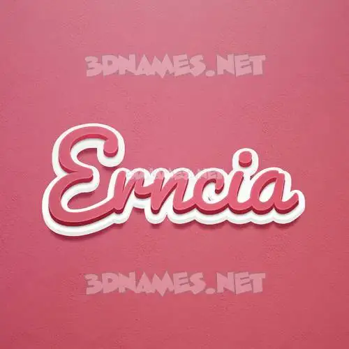 erncia in Red Scribble style - 3D name wallpaper erncia in Red Scribble style - 3D name wallpaper